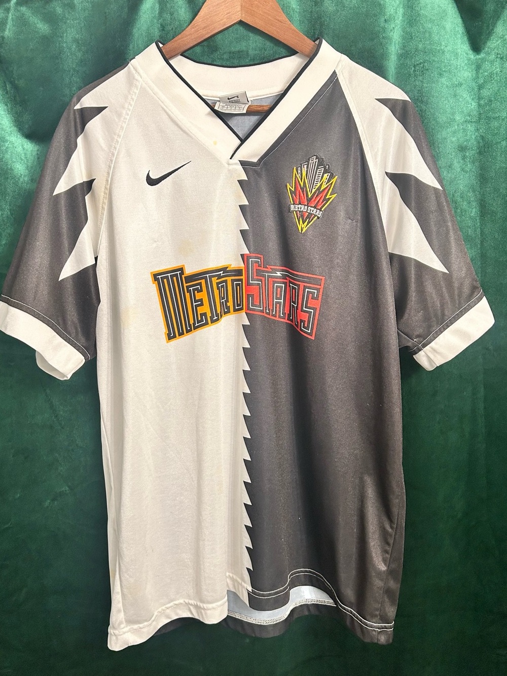 Nike 1996 New York Metrostars Soccer Jersey